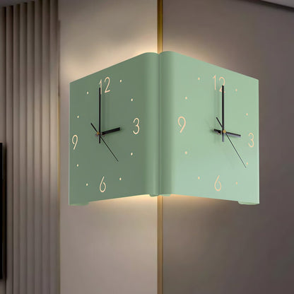 Corner LED Wall Clock