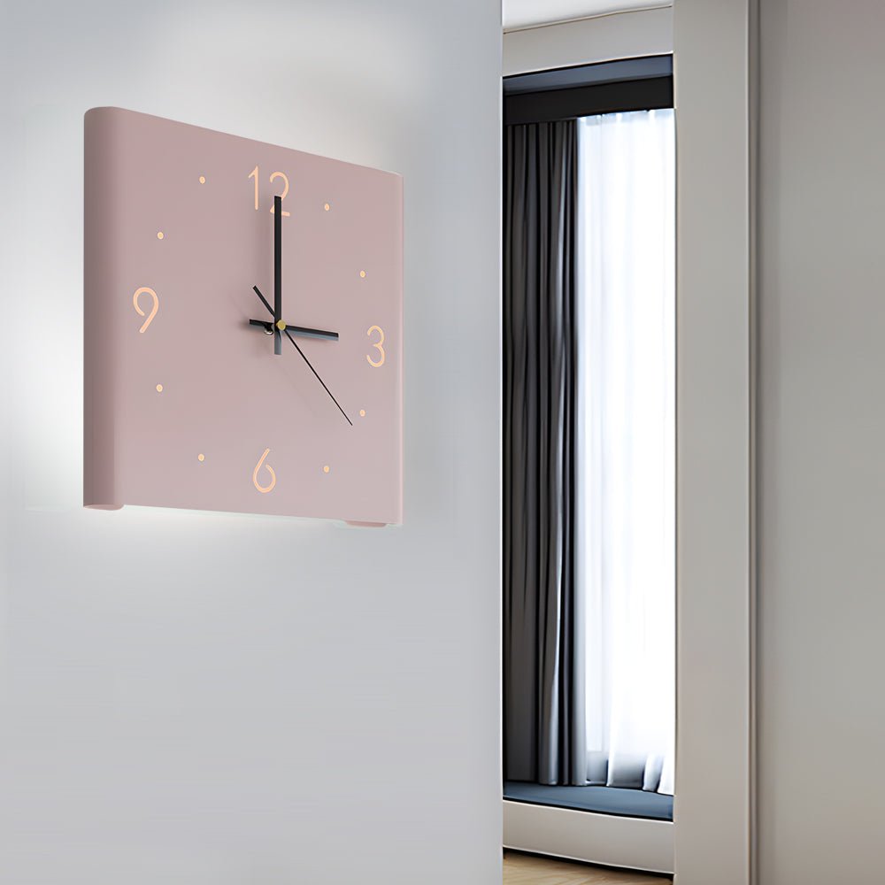 Corner LED Wall Clock