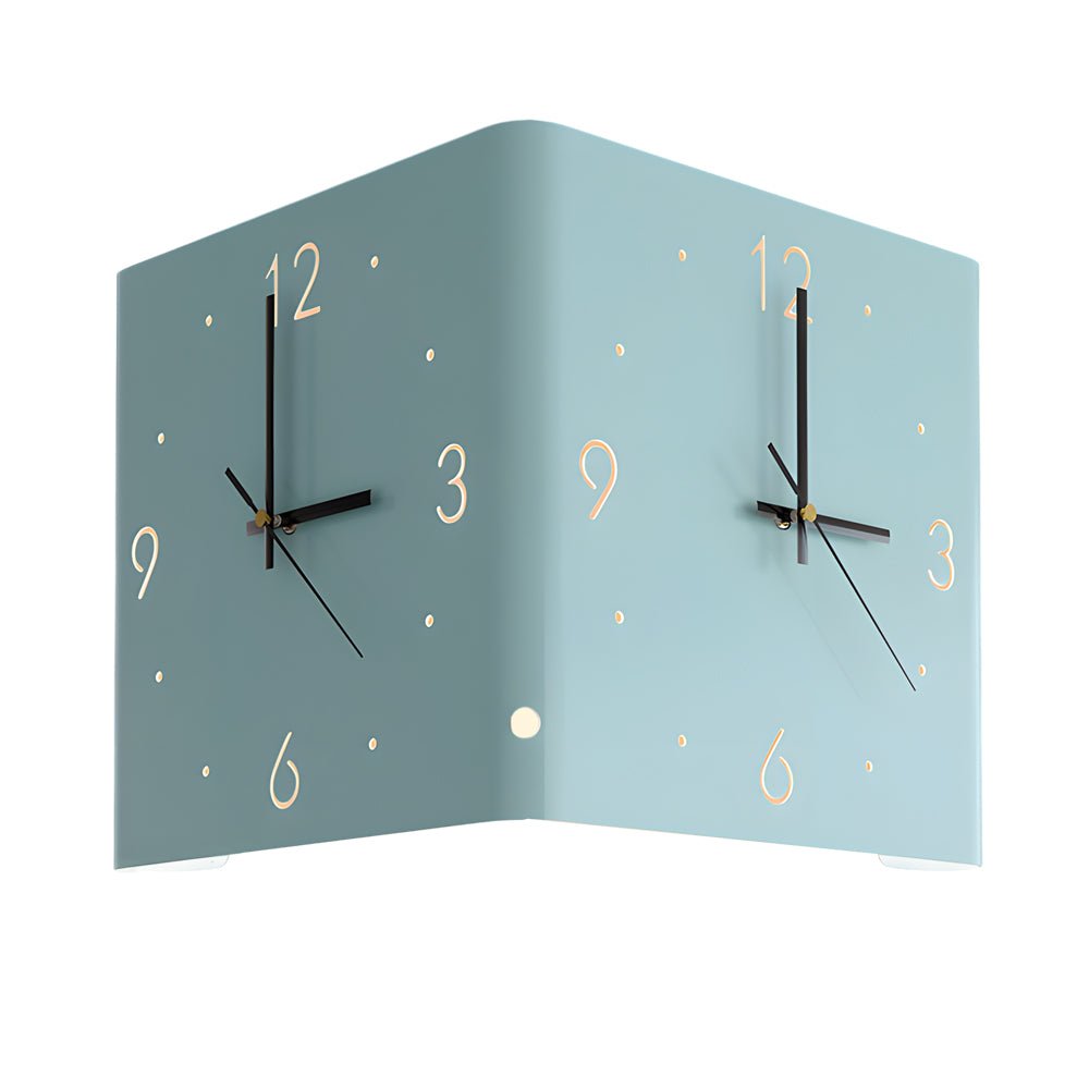 Corner LED Wall Clock