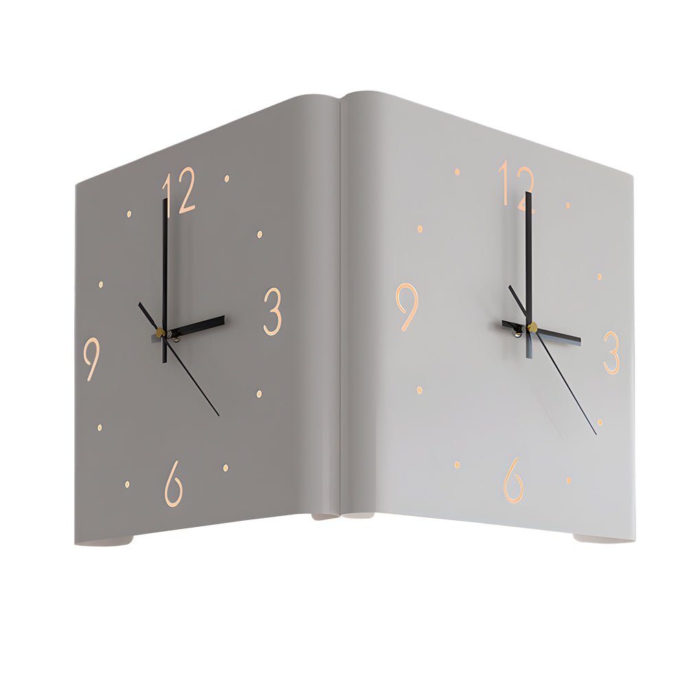 Corner LED Wall Clock