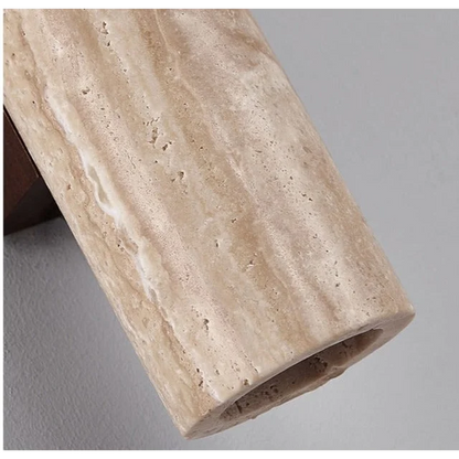 Auremi Taupe Marble Wall Sconce