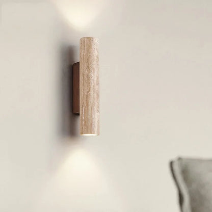 Auremi Taupe Marble Wall Sconce