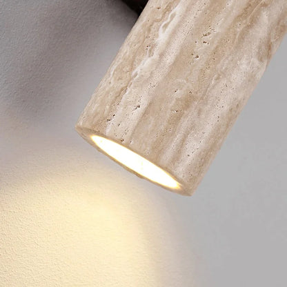 Auremi Taupe Marble Wall Sconce