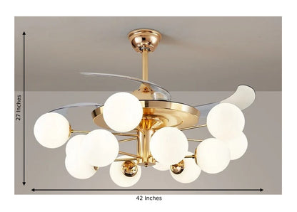 LED Chandelier Ceiling Fan