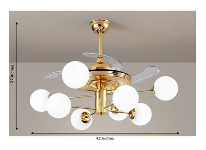 LED Chandelier Ceiling Fan