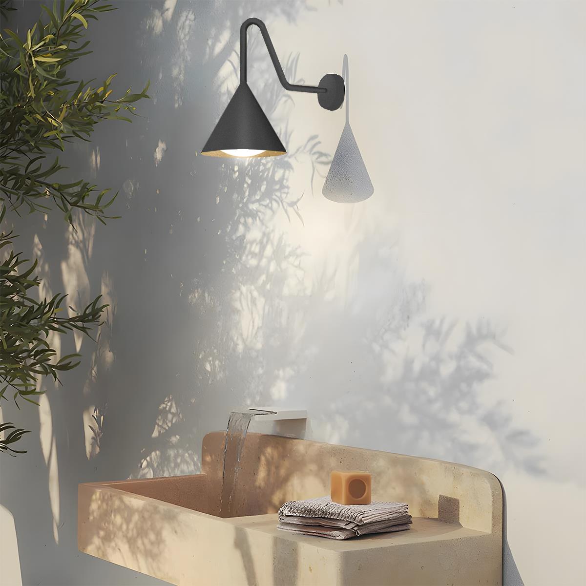 Modern Waterproof Bell LED Outdoor Wall Light