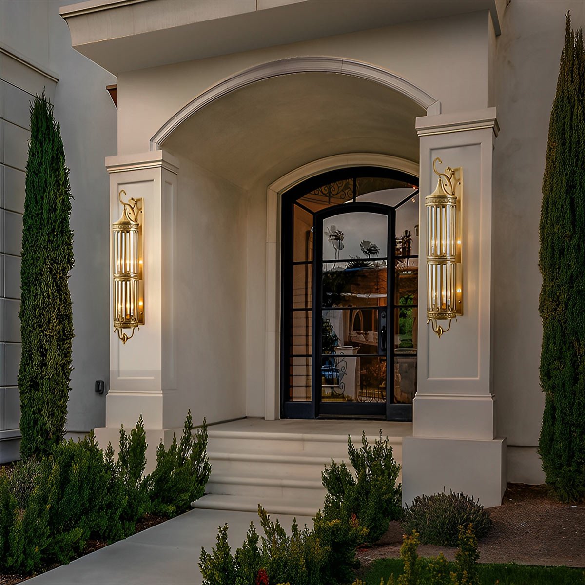 Vintage Waterproof Outdoor Lantern Wall Lamp