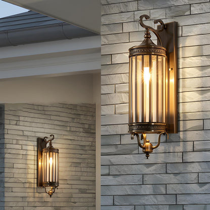 Vintage Waterproof Outdoor Lantern Wall Lamp