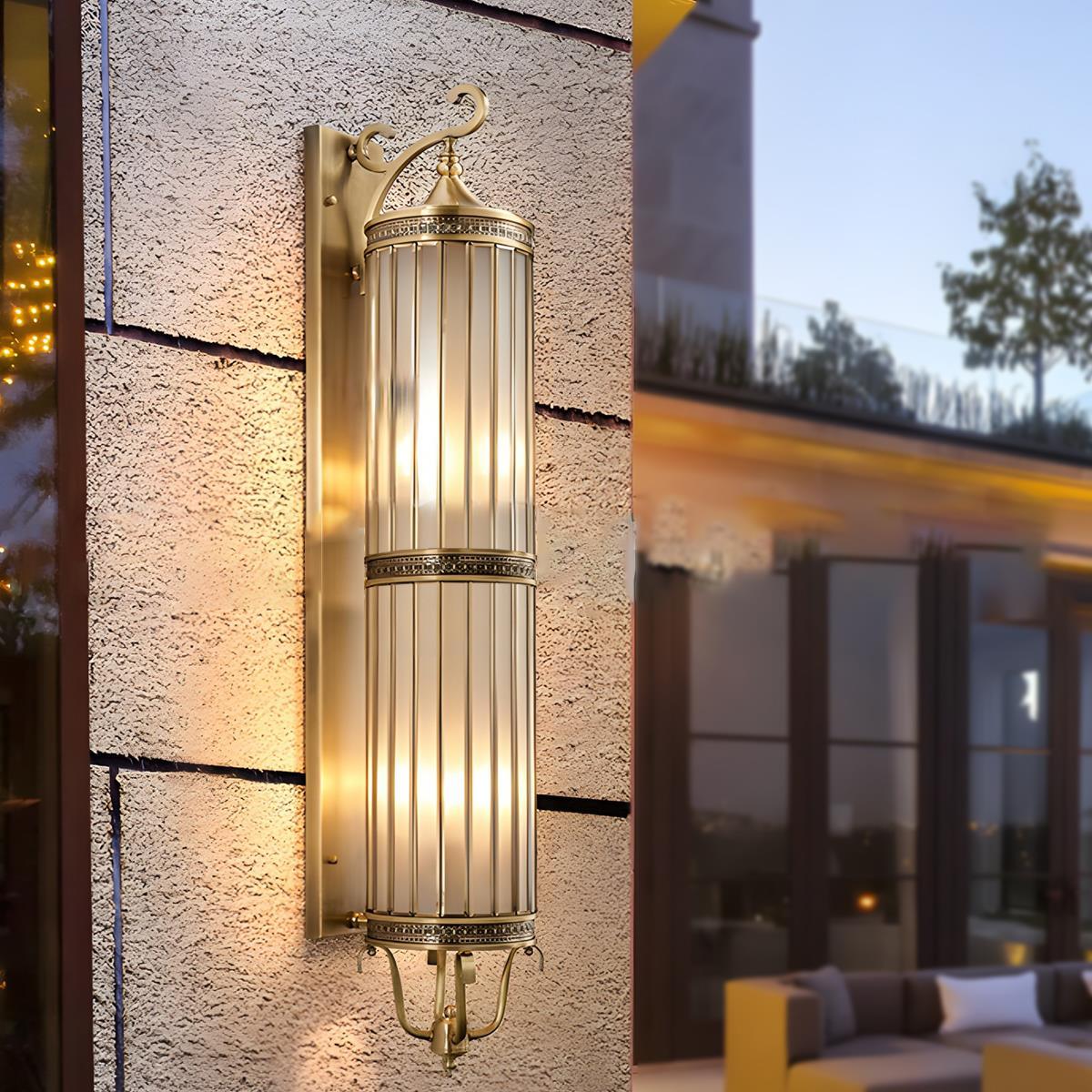 Vintage Waterproof Outdoor Lantern Wall Lamp
