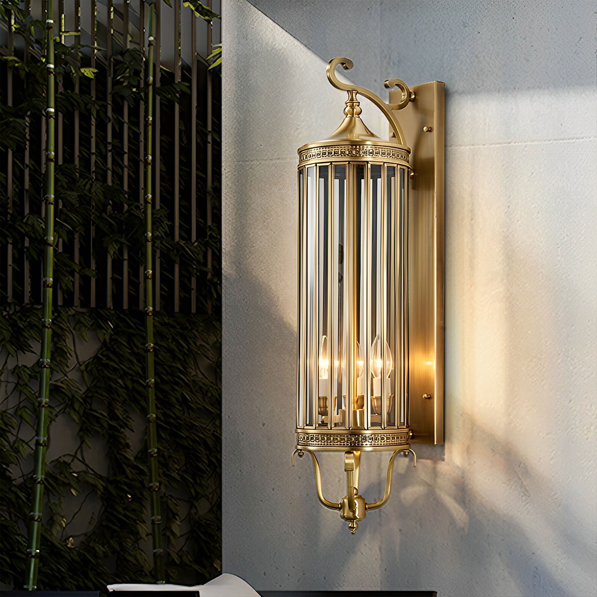 Vintage Waterproof Outdoor Lantern Wall Lamp