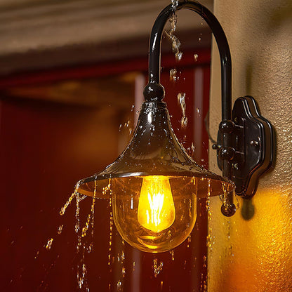 Waterproof Vintage Horn Shape Outdoor LED Wall Lights