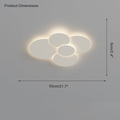 Modern Minimalist LED Disc Flush Mount Ceiling Light