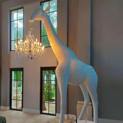 Grande Giraffe Crystal Floor Lamp