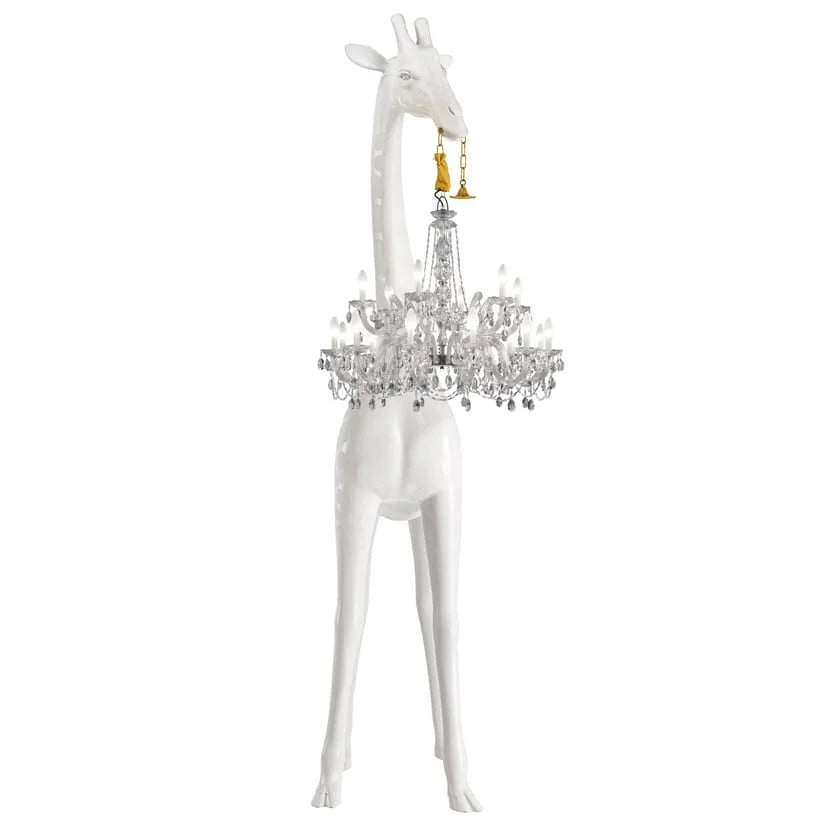 Grande Giraffe Crystal Floor Lamp