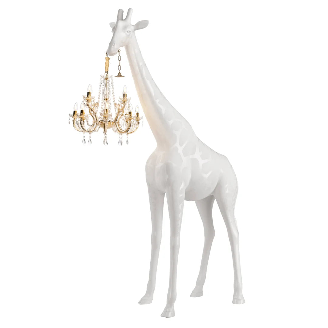Grande Giraffe Crystal Floor Lamp