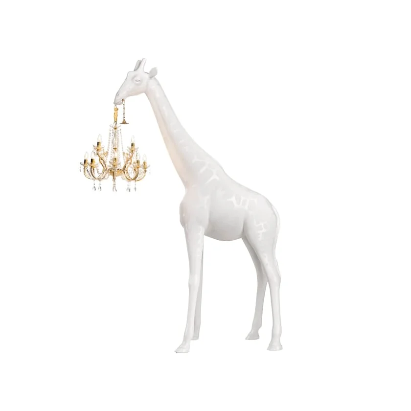 Grande Giraffe Crystal Floor Lamp