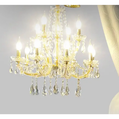 Grande Giraffe Crystal Floor Lamp