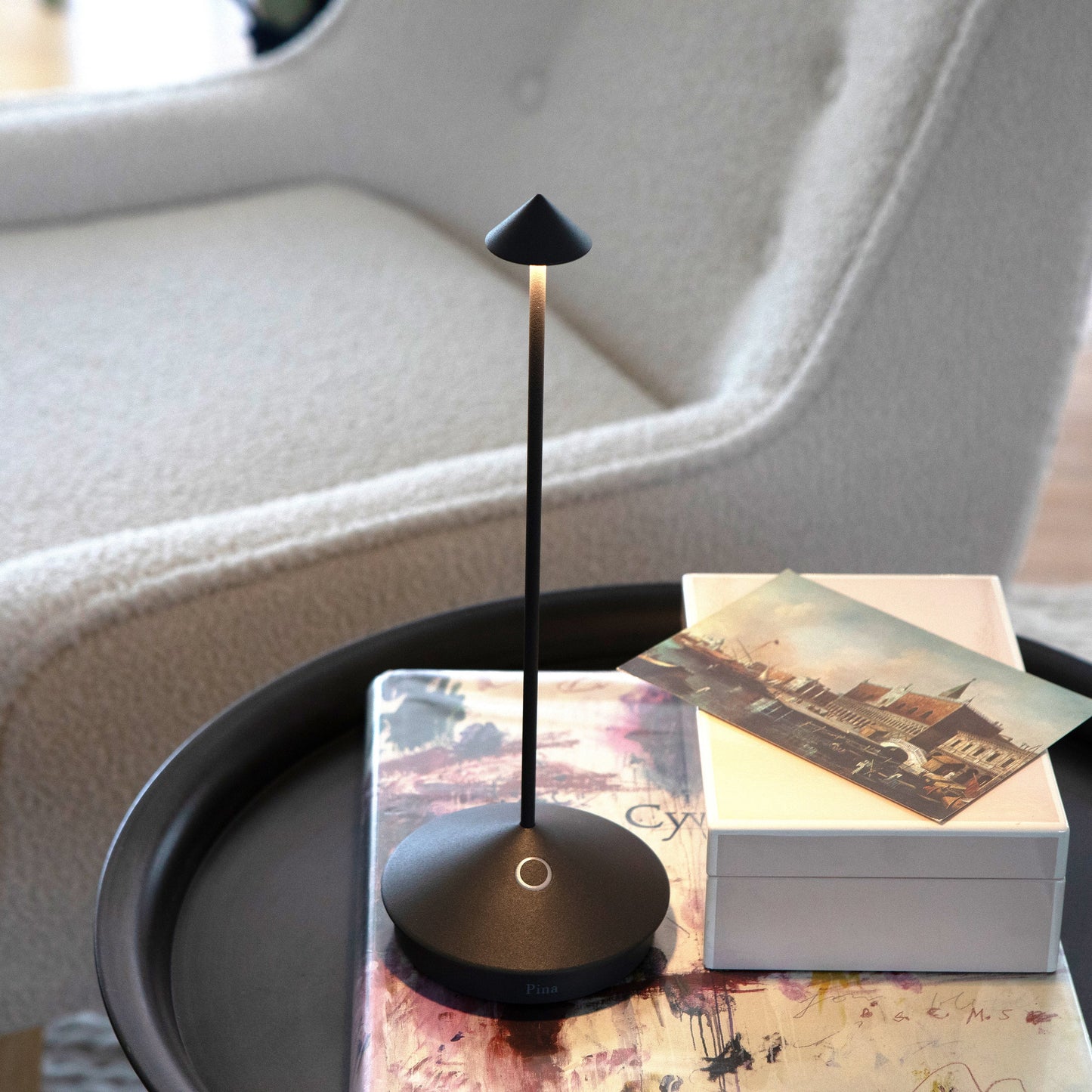 Modern Slim Cordless LED Table Lamp