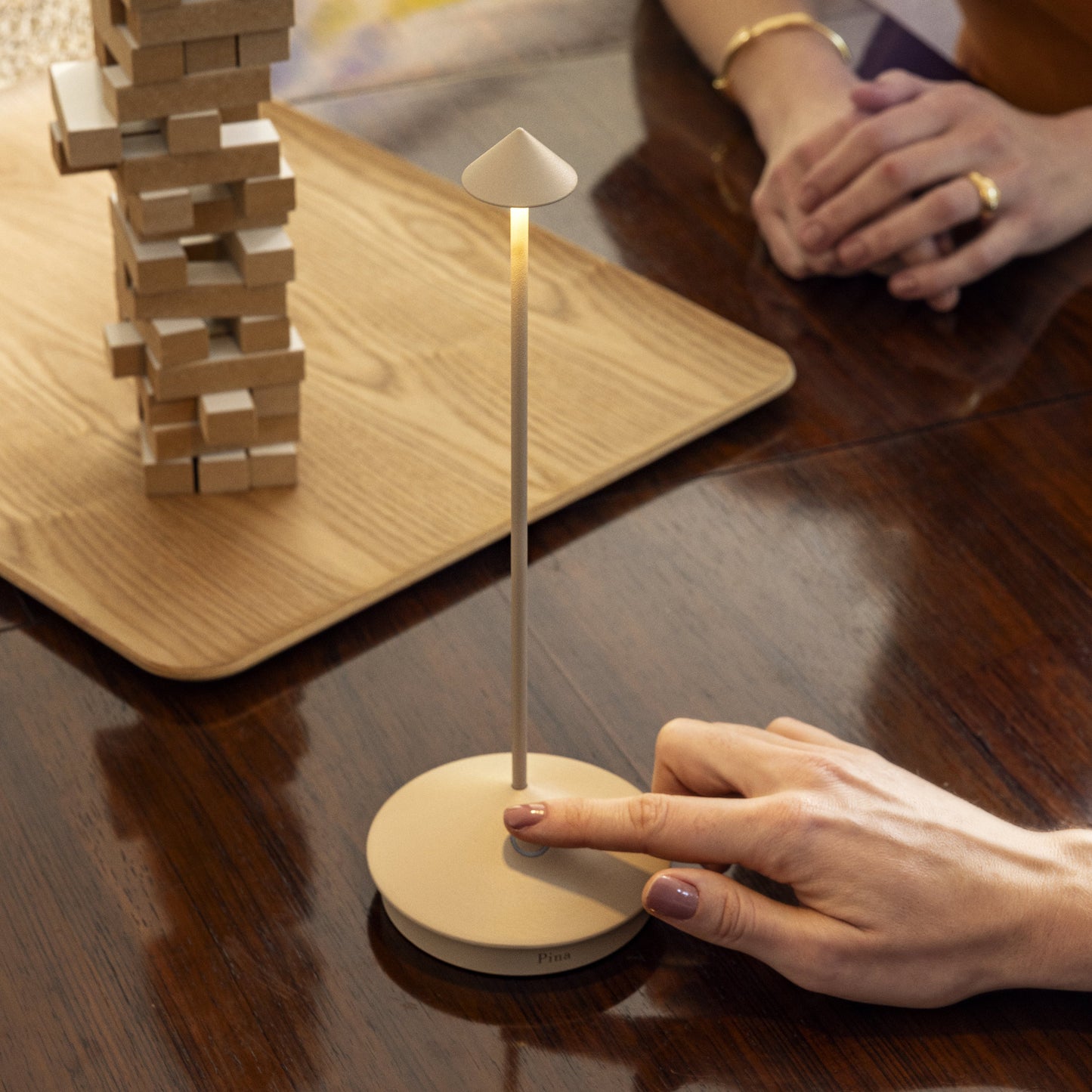 Modern Slim Cordless LED Table Lamp